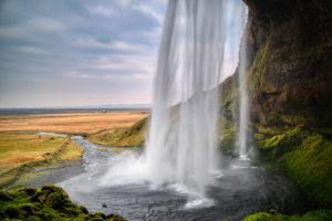 Iceland, Seljalandsfoss, located on the golden circle of the municipality of Rangárþing Iceland, Seljalandsfoss, located on the golden circle of the municipality of Rangárþing